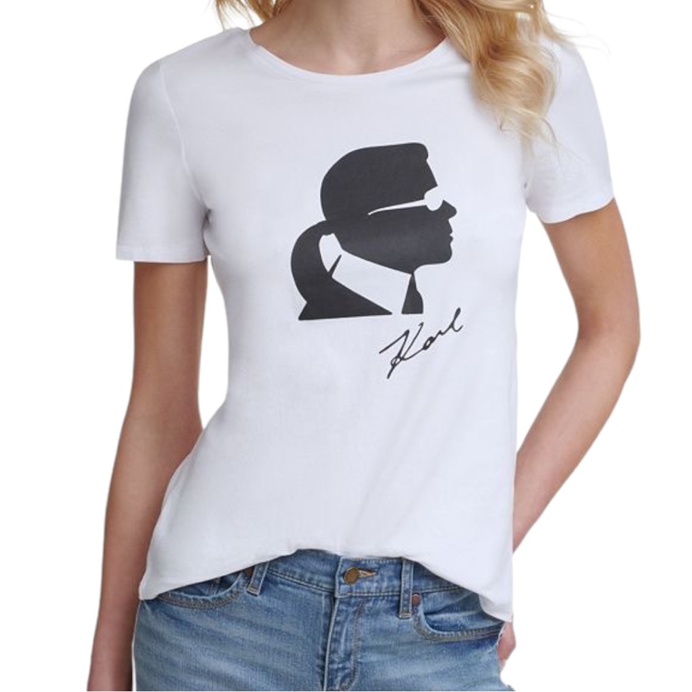 Karl Lagerfeld Silhouette Graphic Tee